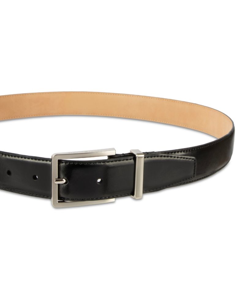 32MM Men's Reversible Dress Leather Belt