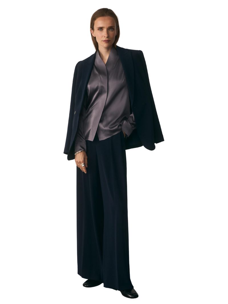 Women's Bowery Stretch Silk Blouse