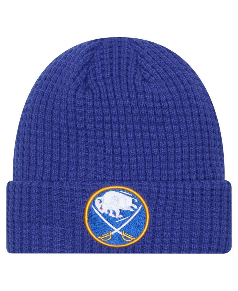 Men's Royal Buffalo Sabres Waffle Cuffed Knit Hat