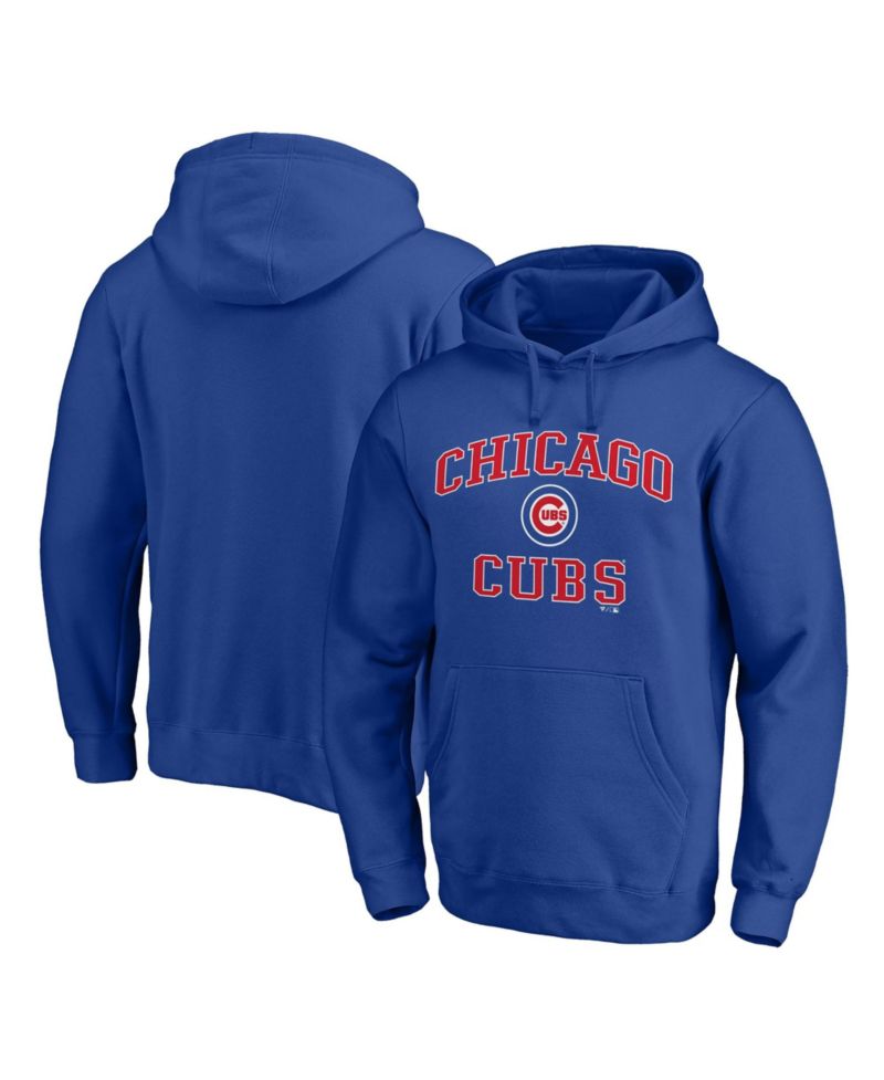 Men's Big & Tall Chicago Cubs Heart & Soul Graphic Fleece Hoodie