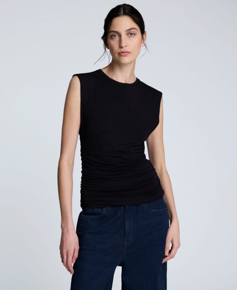 Women's Side-Ruched Tank Top