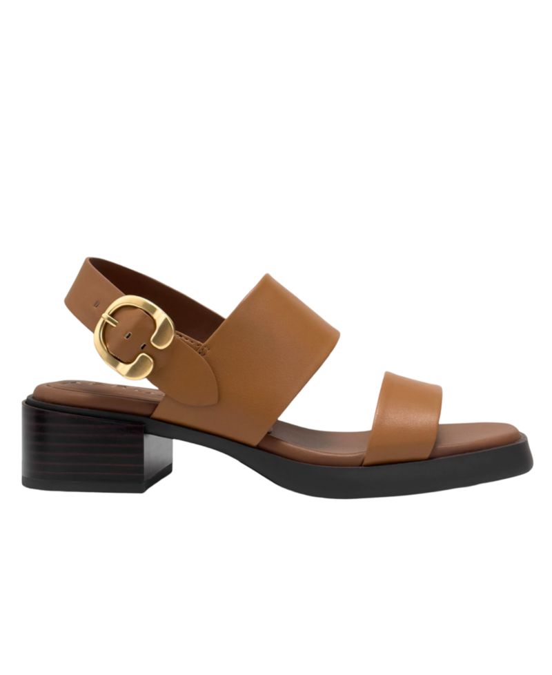 Women's Dove Low Heeled Square Toe Dress Sandals