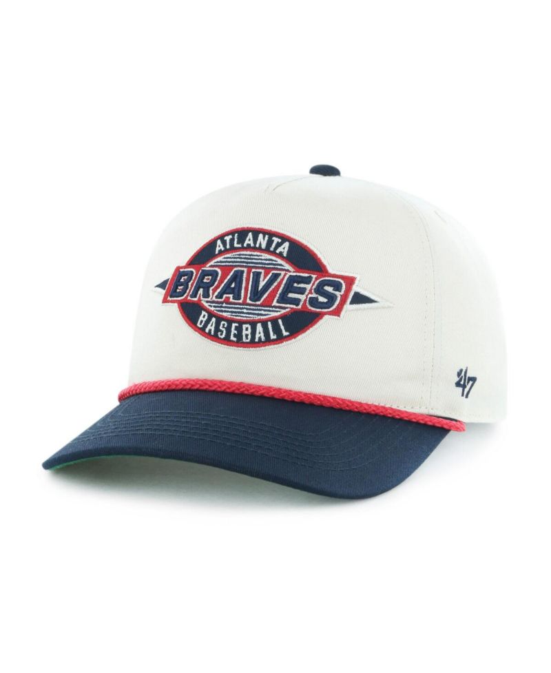 Men's Natural Atlanta Braves Frame Out Hitch Adjustable Hat