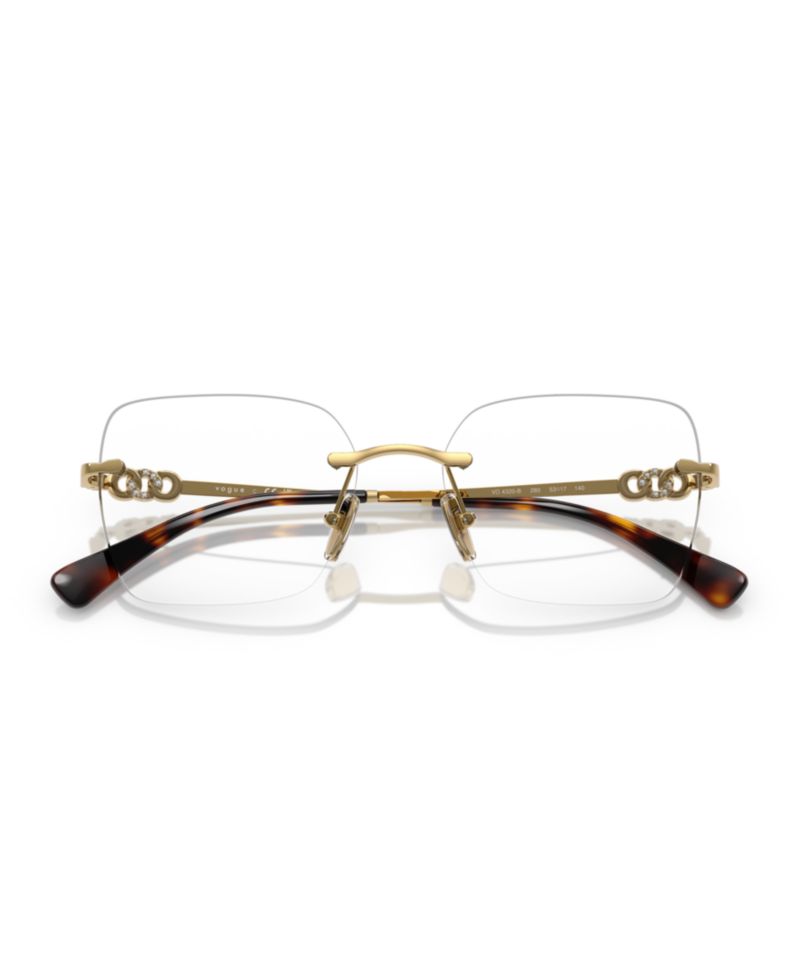 Woman Square Metal VO4320B Eyeglasses