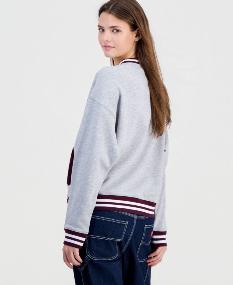 Juniors' Snoopy Football Graphic Sweatshirt