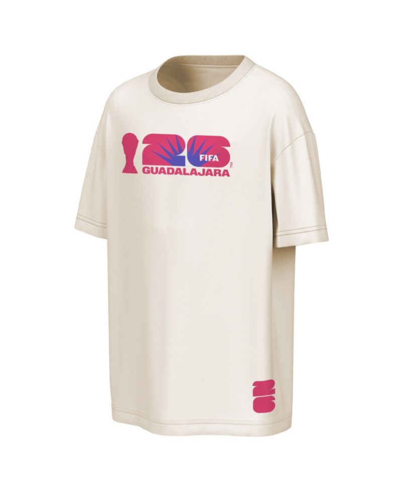 Men's Natural FIFA World Cup 2026 Guadalajara Big City Poster T-Shirt
