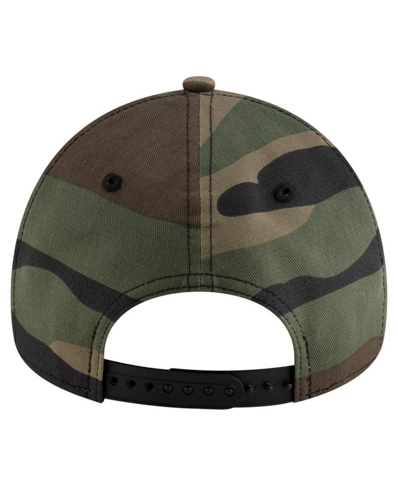 Men's Camo Chicago Cubs Woodland Team Pop 9FORTY A-Frame Adjustable Hat
