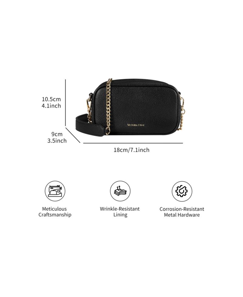 Antonia Chain Crossbody Mini Shoulder Bag Victoria Hyde