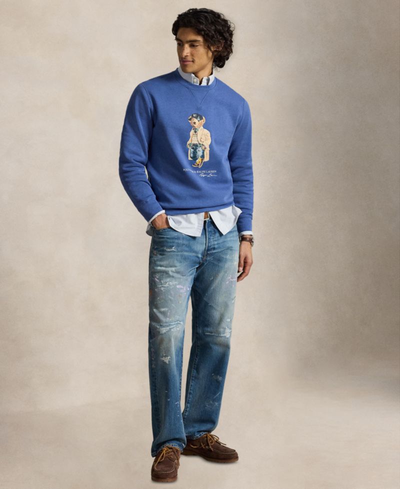 Men's Polo Bear Fleece Sweatshirt
