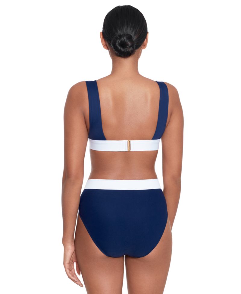 Women's Banded High-Waist Bikini Bottoms