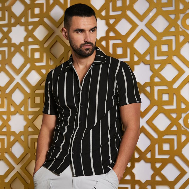 Men's Men Striped Casual Shirts