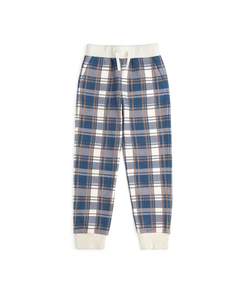 Little Boys Plaid Jogger