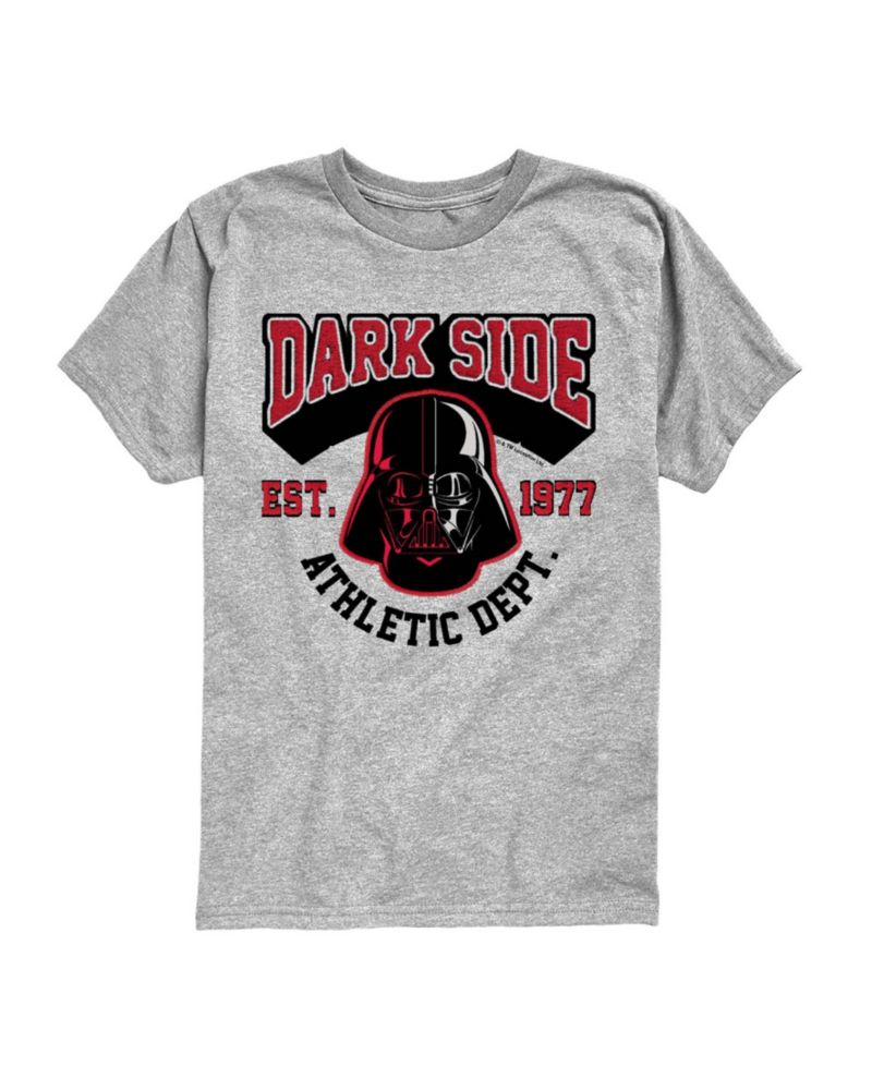 Star Wars Boys' 8-20 Darth Vader Darkside Athletic Department Short-Sleeve Graphic T-Shirt