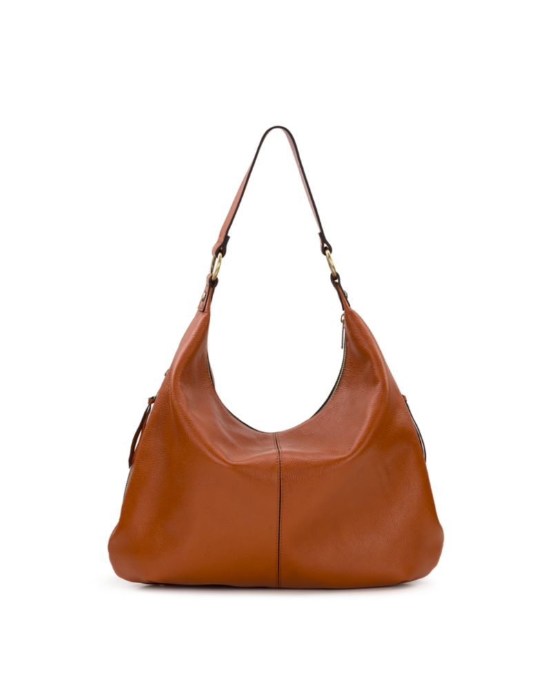 Esther Burned Edge Large Hobo Handbag