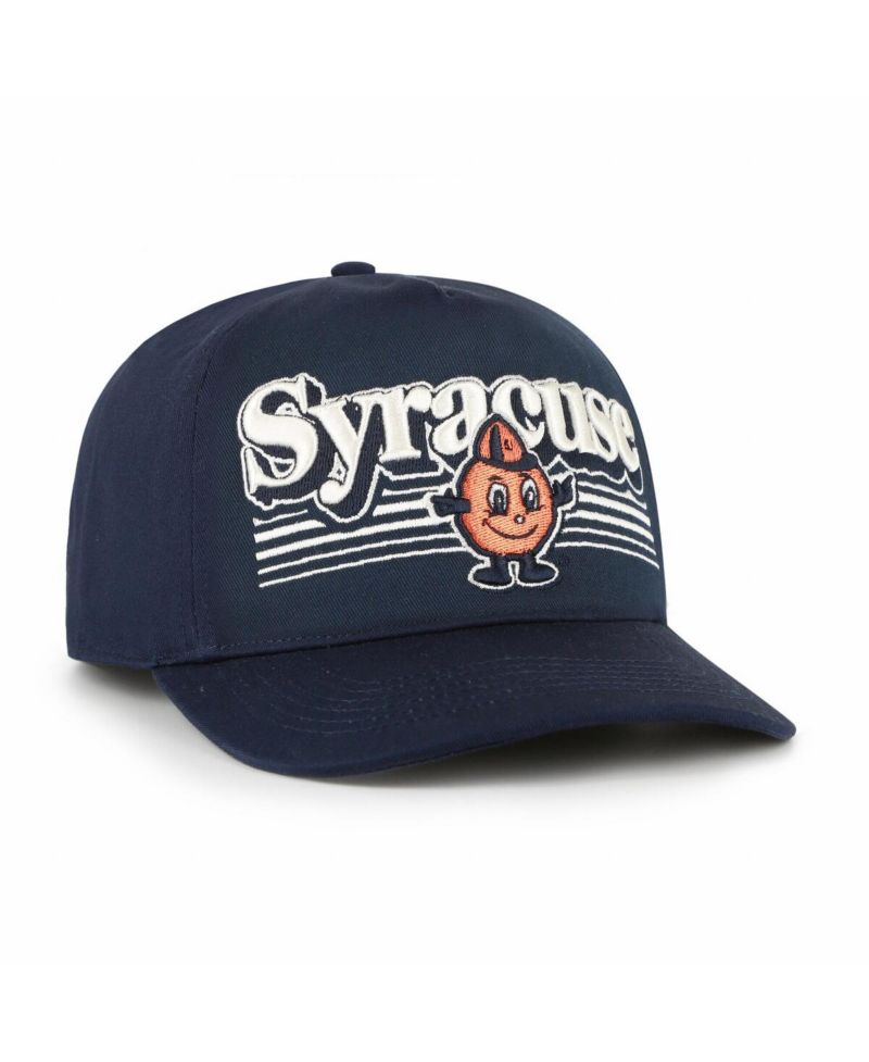 Men's Navy Syracuse Orange Script Fade Hitch Adjustable Hat