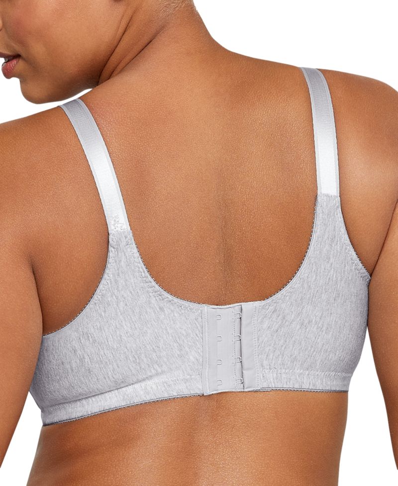 Double Support Cotton Wireless Bra with Cool Comfort 3036