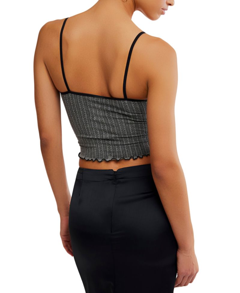 Women's Snap Into it Henley Crop Top