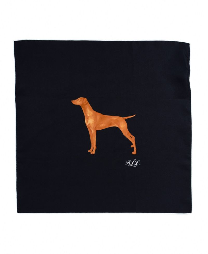 Dog Conversational Small Square Scarf