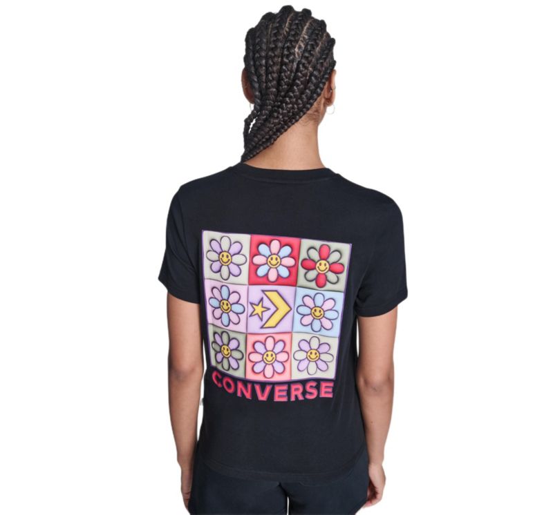 Women's Flower Grid T-Shirt