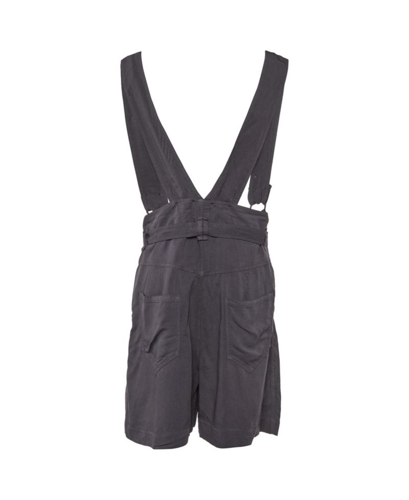 Women's High-Waisted Suspender Shorts, 7" Inseam