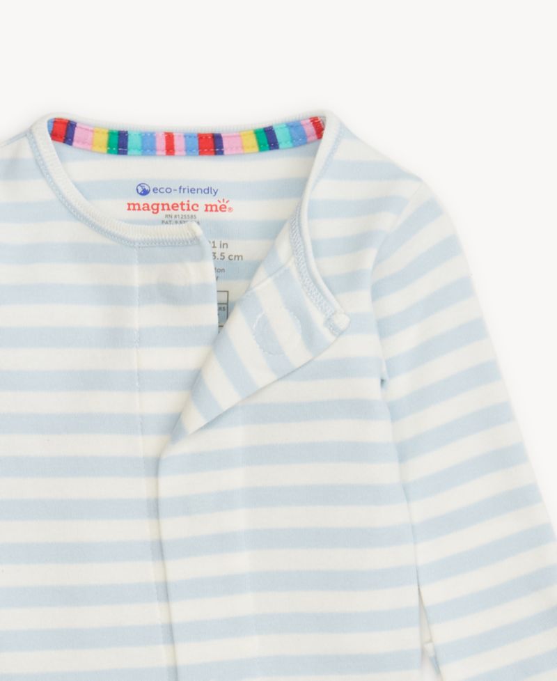 Baby Boys' and Girls' Long-Sleeve Striped Coverall