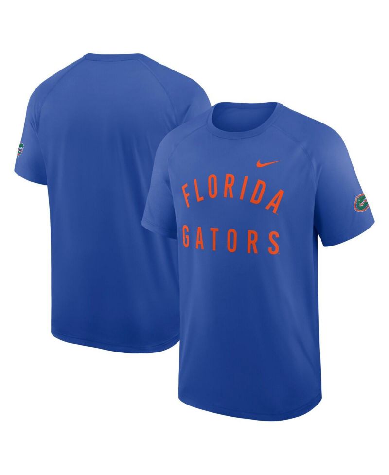 Men's Royal Florida Gators Ready Raglan Premium Performance T-Shirt