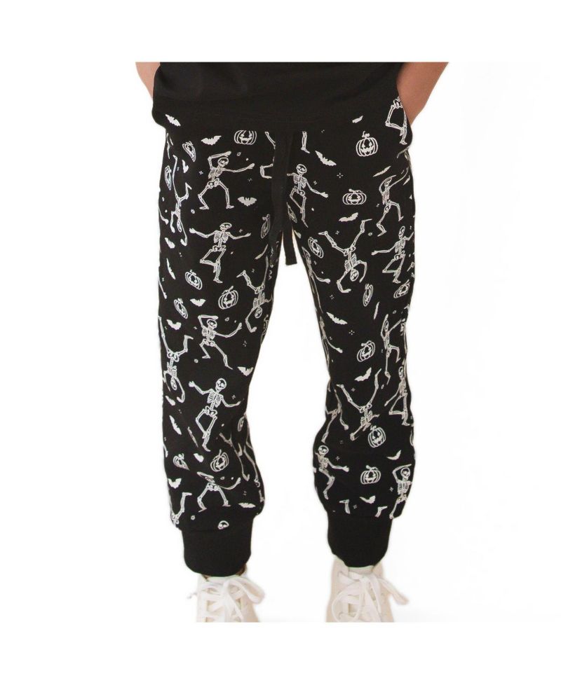 Boys' 4-20 Silly Skelly Glow-in-the-Dark Cotton-Blend Joggers