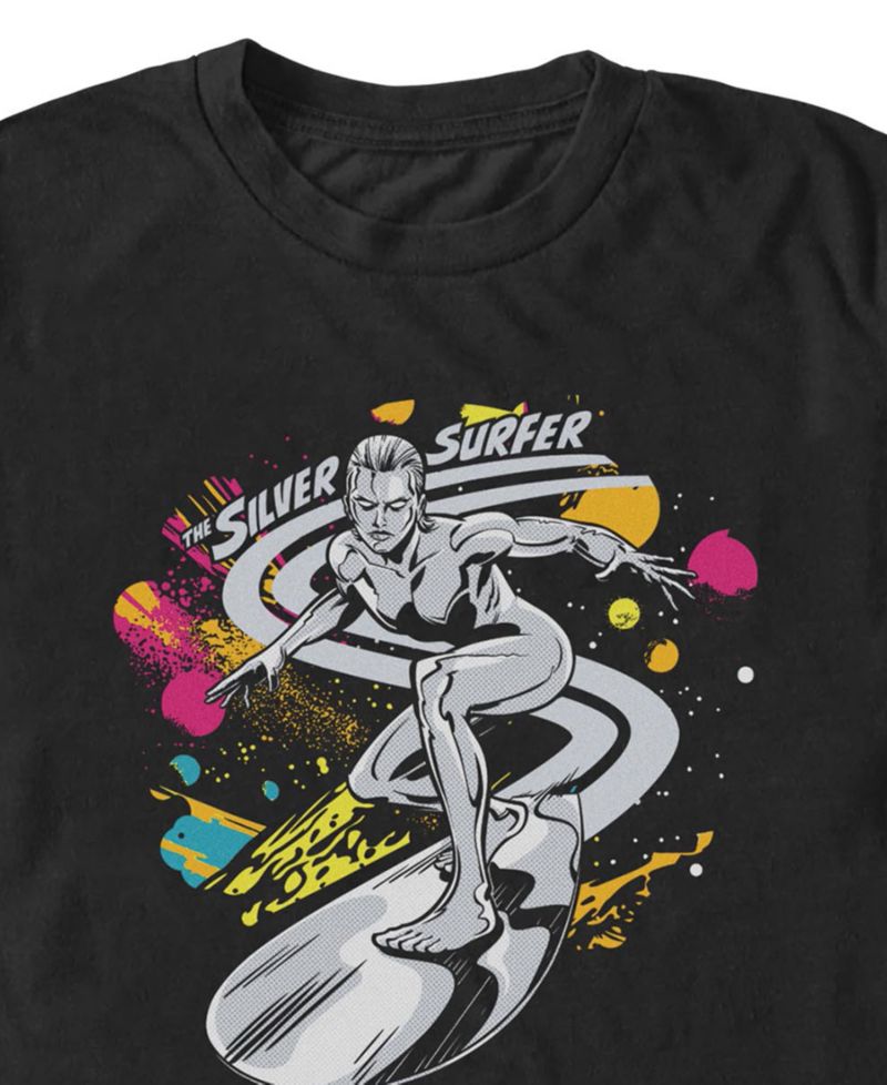Men's Fantastic 4 First Steps Cosmic Silver Surfer T-Shirt
