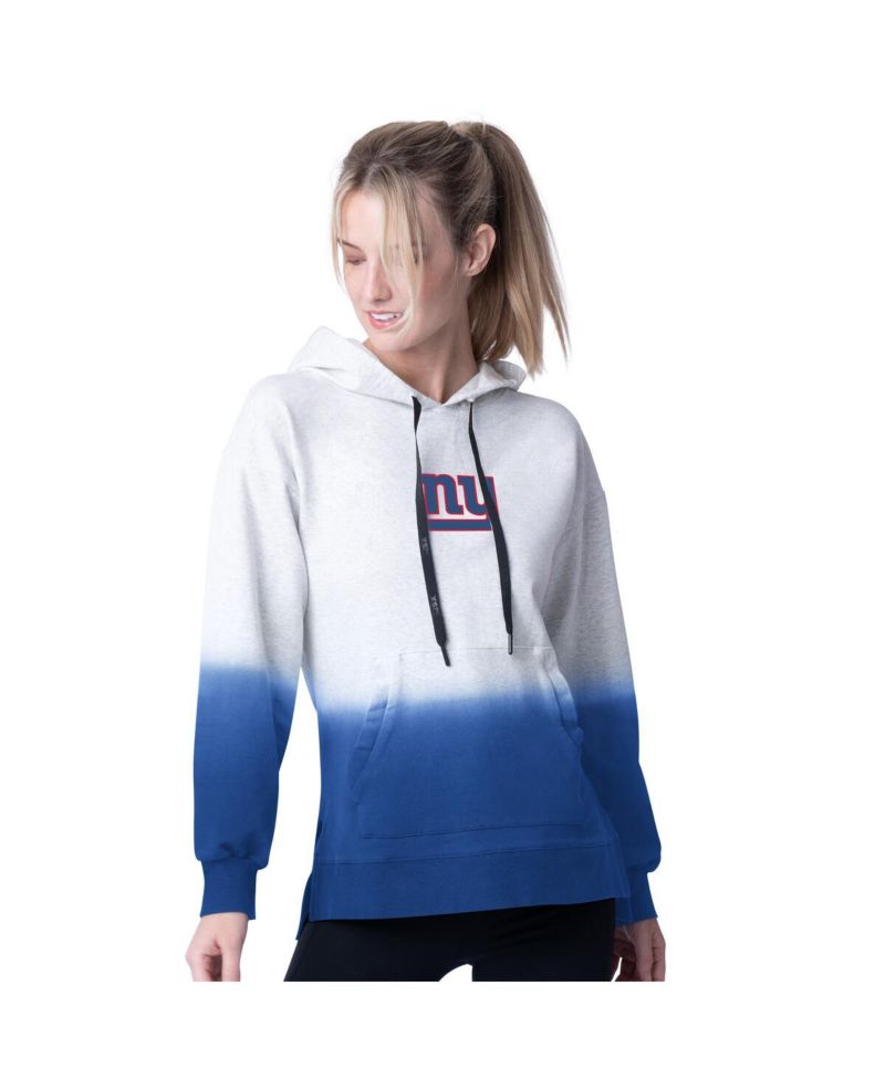 Women's Royal New York Giants Daniela Pullover Hoodie