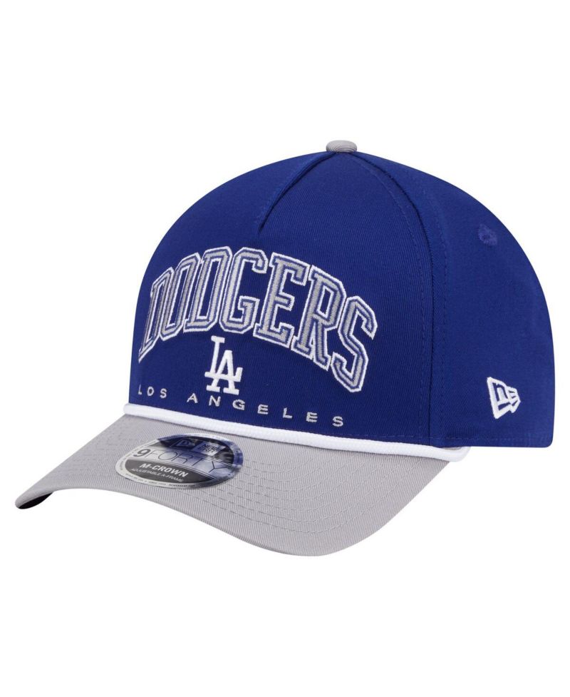 Men's Royal/Gray Los Angeles Dodgers Arch 9FORTY A-Frame M-Crown Adjustable Hat