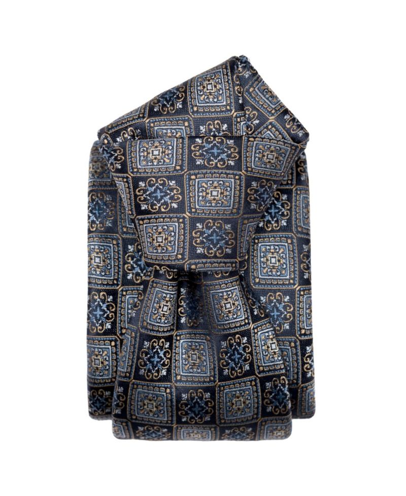 Big & Tall De Sica- Silk Jacquard Tie for Men