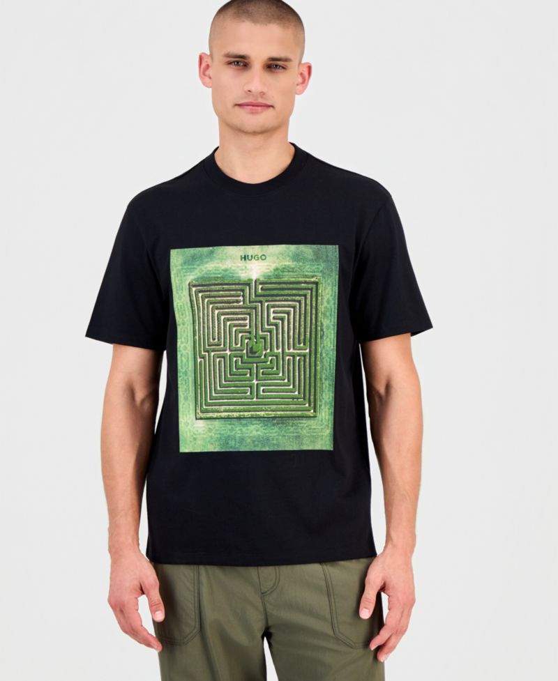 Men's Dabryn Relaxed-Fit Printed T-Shirt