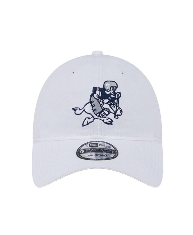 Men's White Dallas Cowboys Retro Main 9TWENTY Adjustable Hat