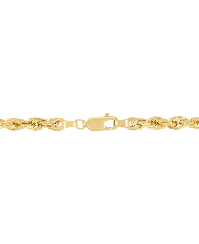 Macy's Rope Chain 22" in 10k Yellow Gold (4mm)