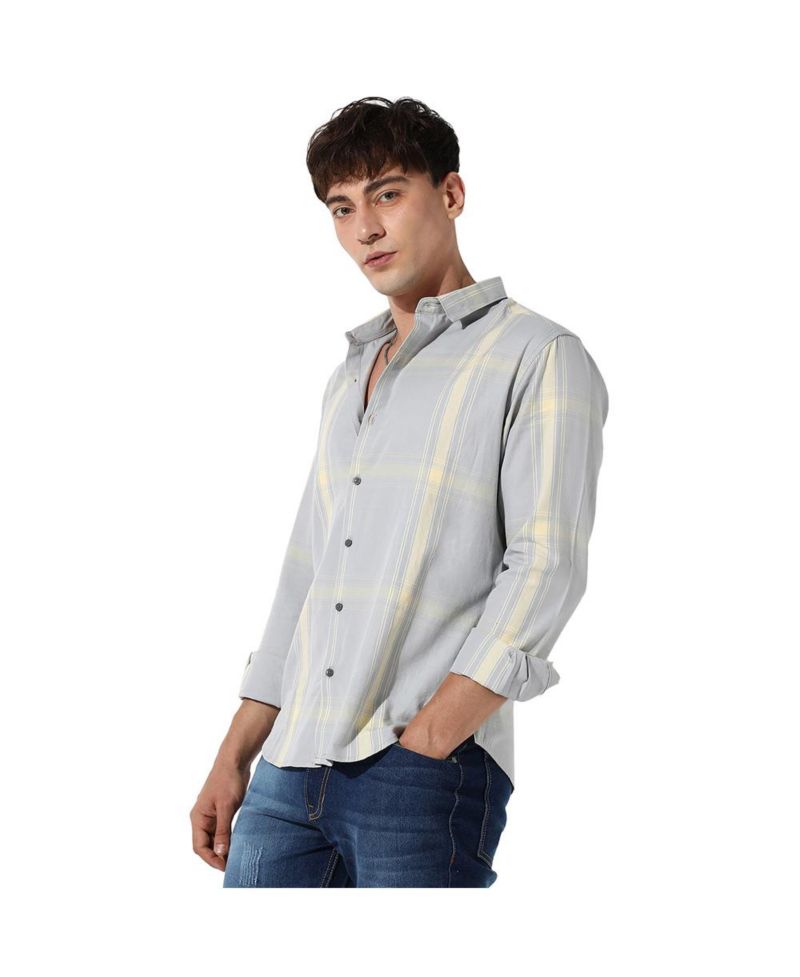 Men's Tartan Plaid Button Up Shirt