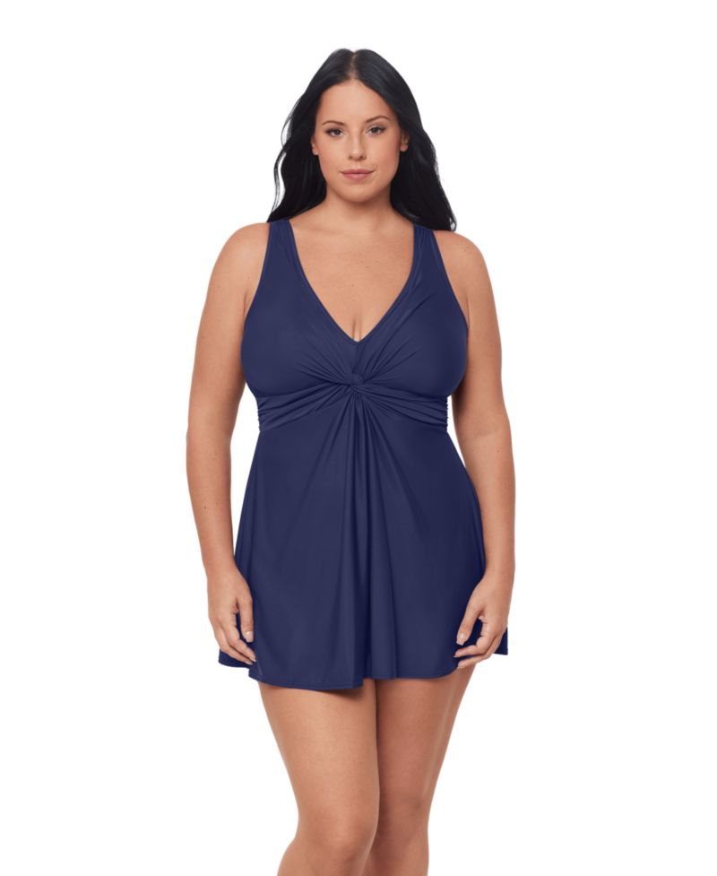 Plus Size Must Haves Marais Tummy Control Swim Dress