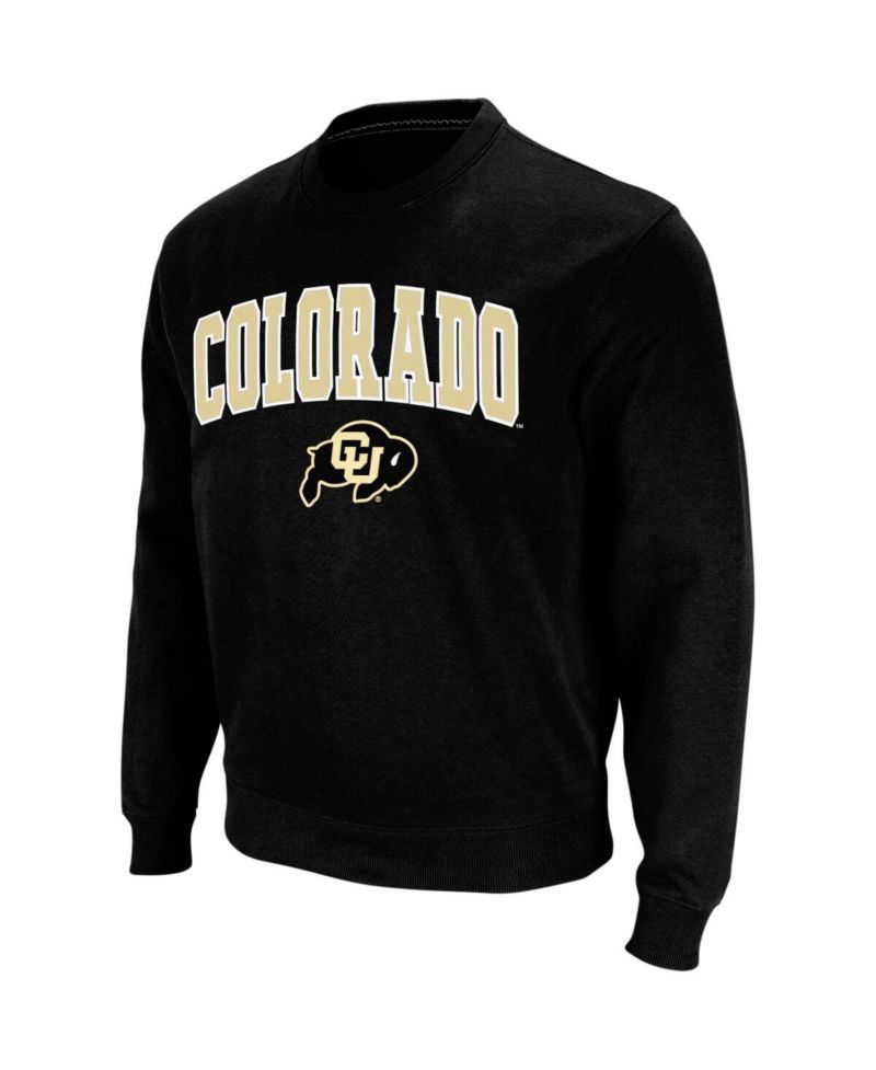 Men's Colorado Buffaloes Arch & Logo Crew Neck Sweatshirt
