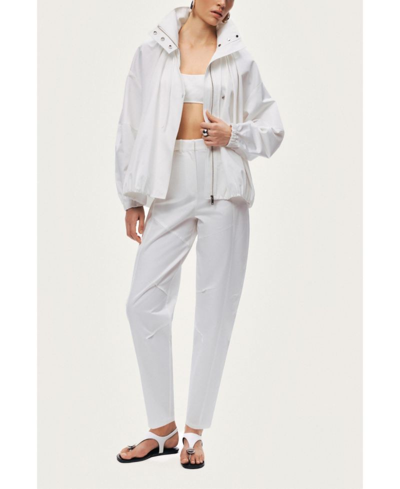 Women's High-Waist Tailored Tapered Pants