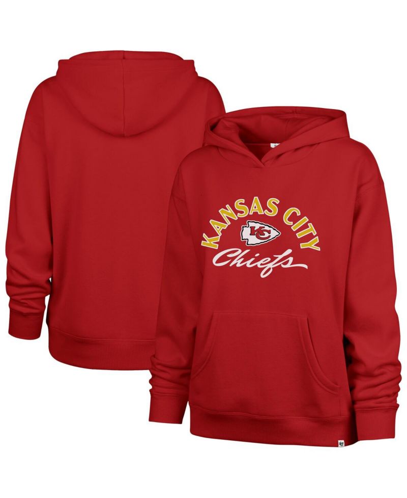 Women's Red Kansas City Chiefs Plus Size Whirlwind Naomi Hoodie