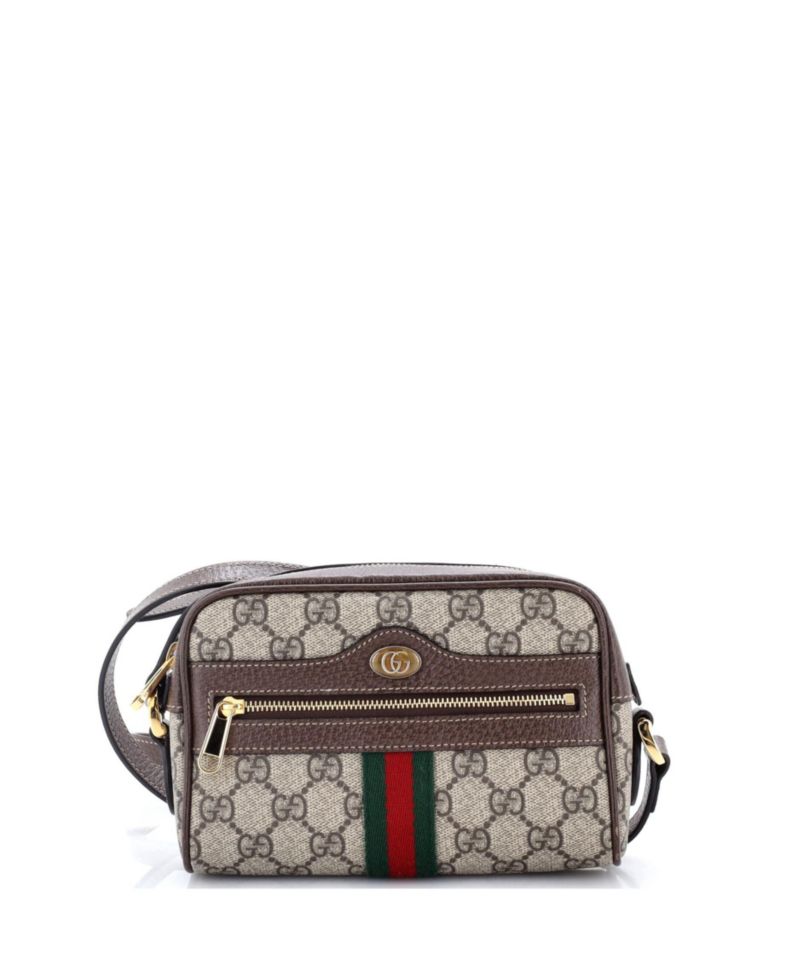 Mini Ophidia Shoulder Bag GG Coated Canvas