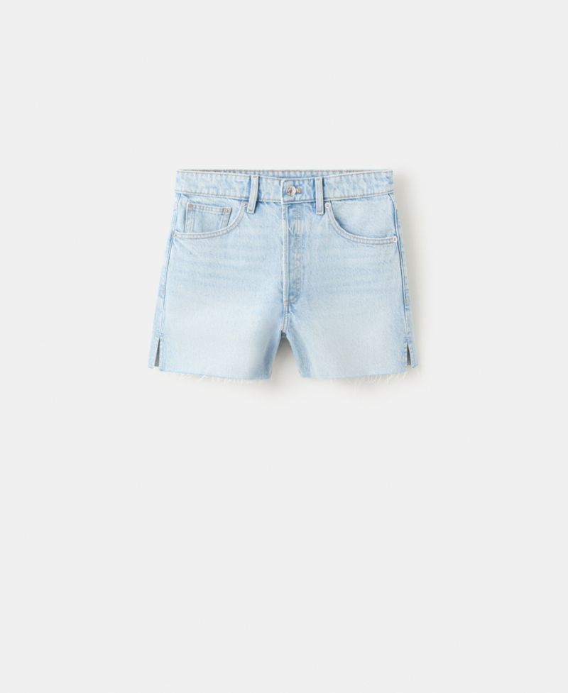 Women's Frayed Hem Denim Shorts
