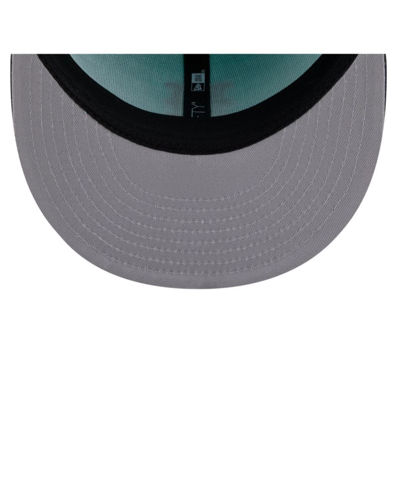 Men's Turquoise/Charcoal New York Mets Two-Tone Color Pack 9FIFTY Snapback Hat
