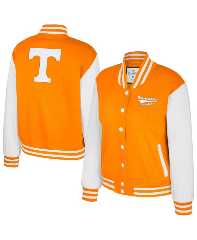 Women's Texas Tennessee Orange Tennessee Volunteers French Baguette Full Snap Fleece Jacket