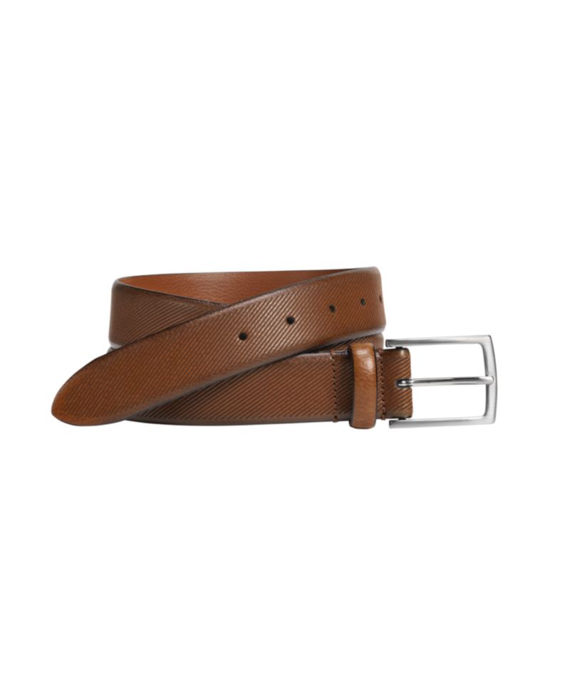 Men's Diagonal Embossed Belt