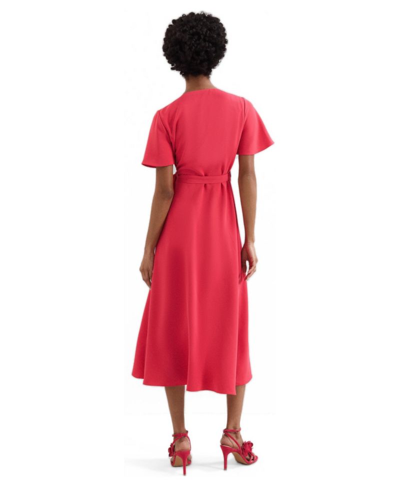 Women's Julissa Short Sleeve Wrap Midi Dress