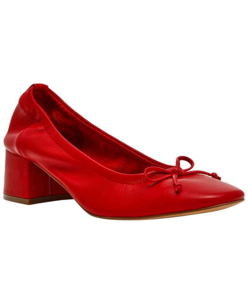 Women's Coretta Block Heel Ballet Pumps