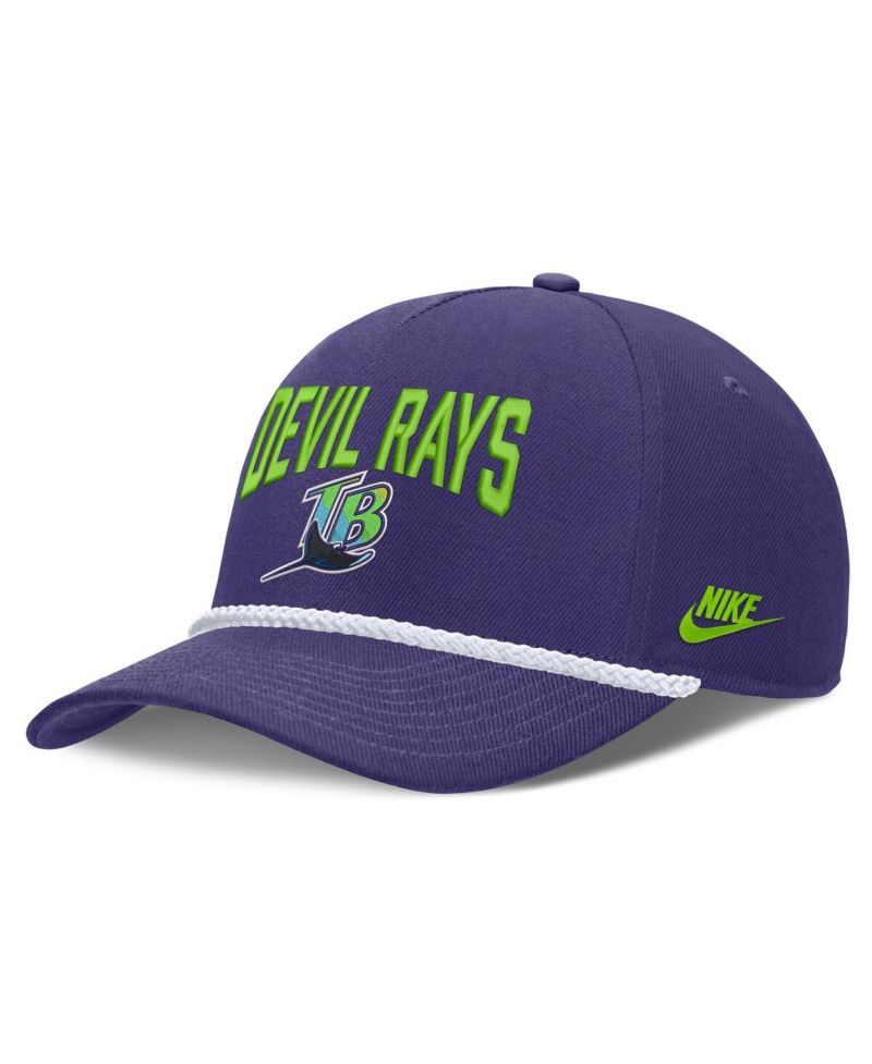Men's Purple Tampa Bay Rays Cooperstown Rise Adjustable Hat
