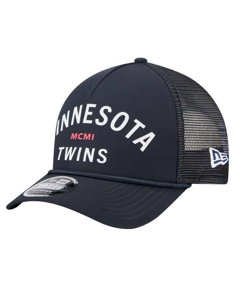 Men's Navy Minnesota Twins Minimalist 9FORTY A-Frame Adjustable Hat
