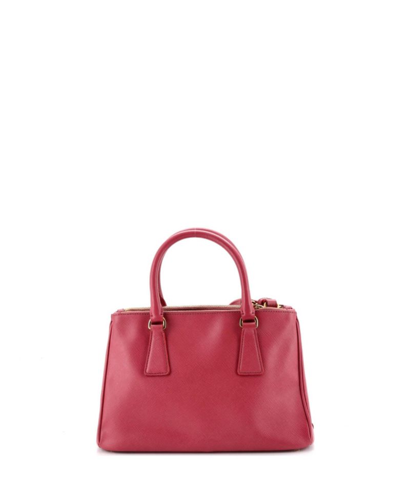 Small Galleria Double Zip Tote Saffiano Leather