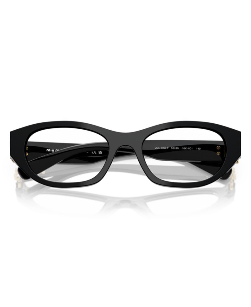 Woman Irregular Plastic MU 03WVF Eyeglasses